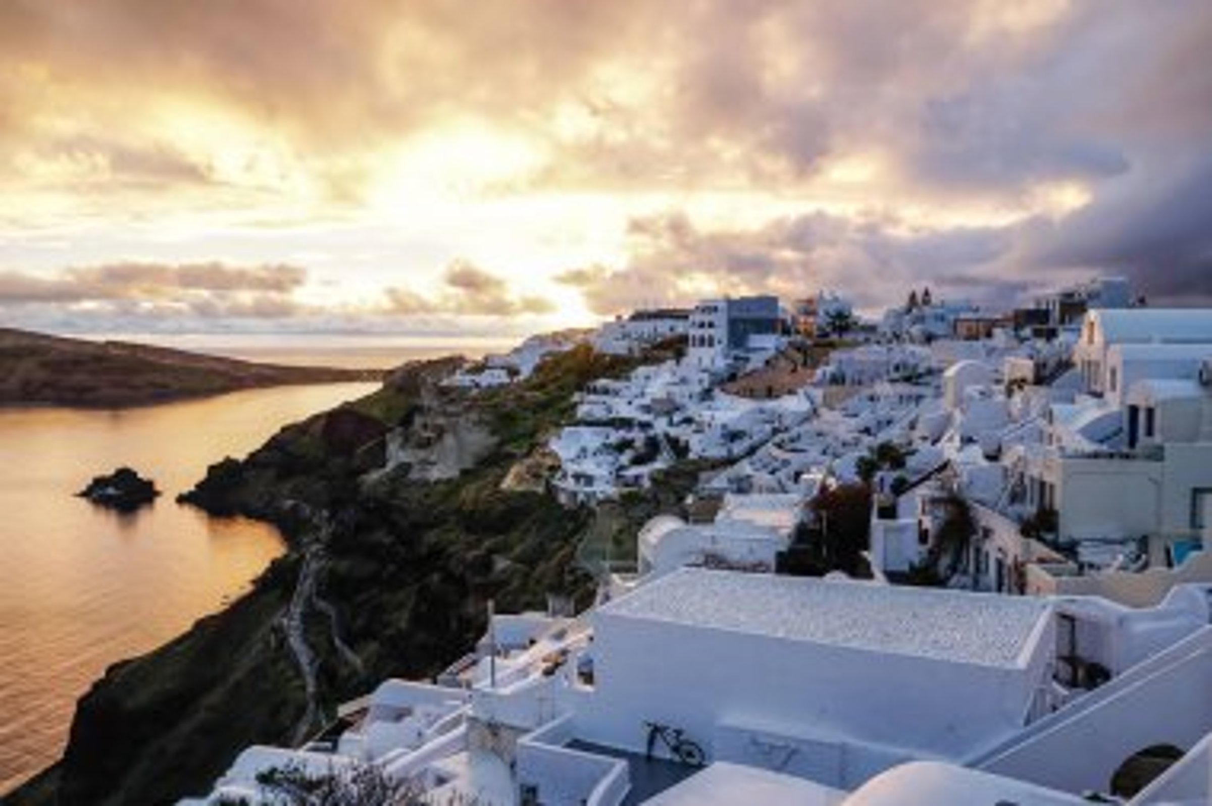 Maisons blanches Santorin