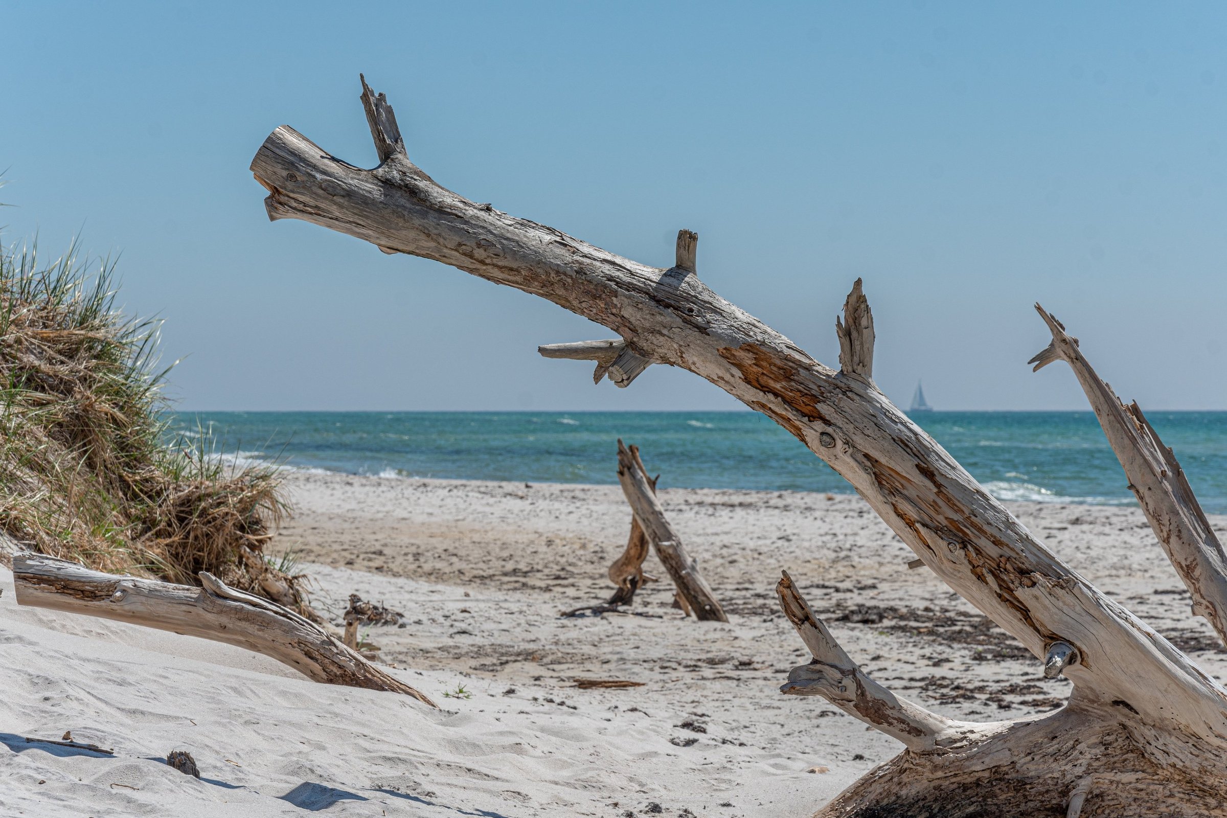 Plage de sable blanc Chrissi