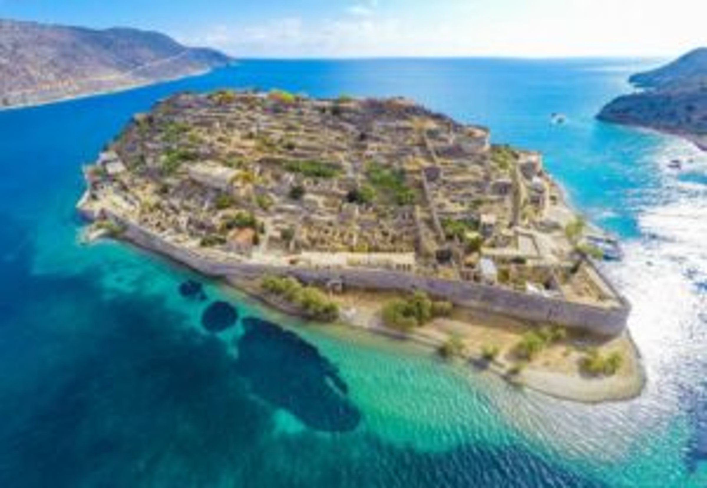 Spinalonga vue d'ensemble